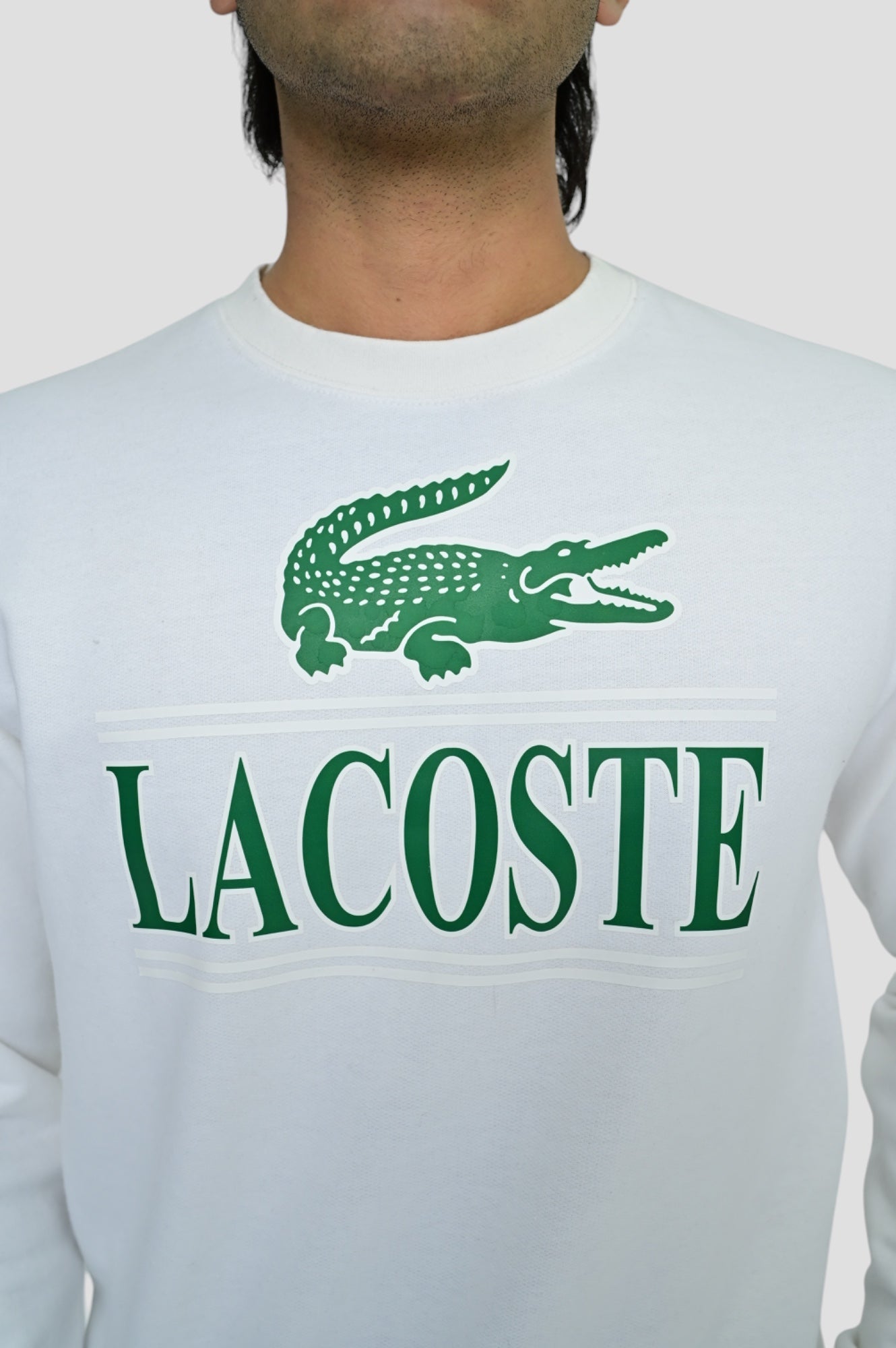 L-C-S-T-E Cotton Fleece SweatShirt White