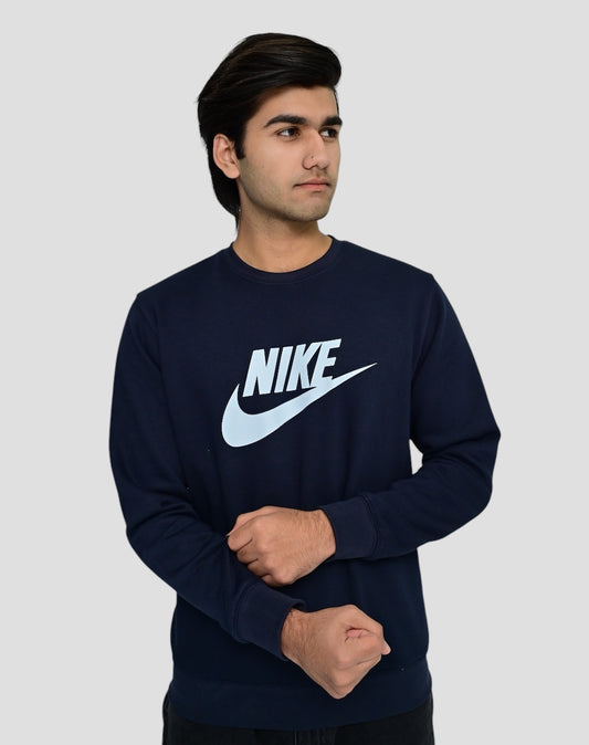 N-K Cotton Fleece SweatShirt Navy